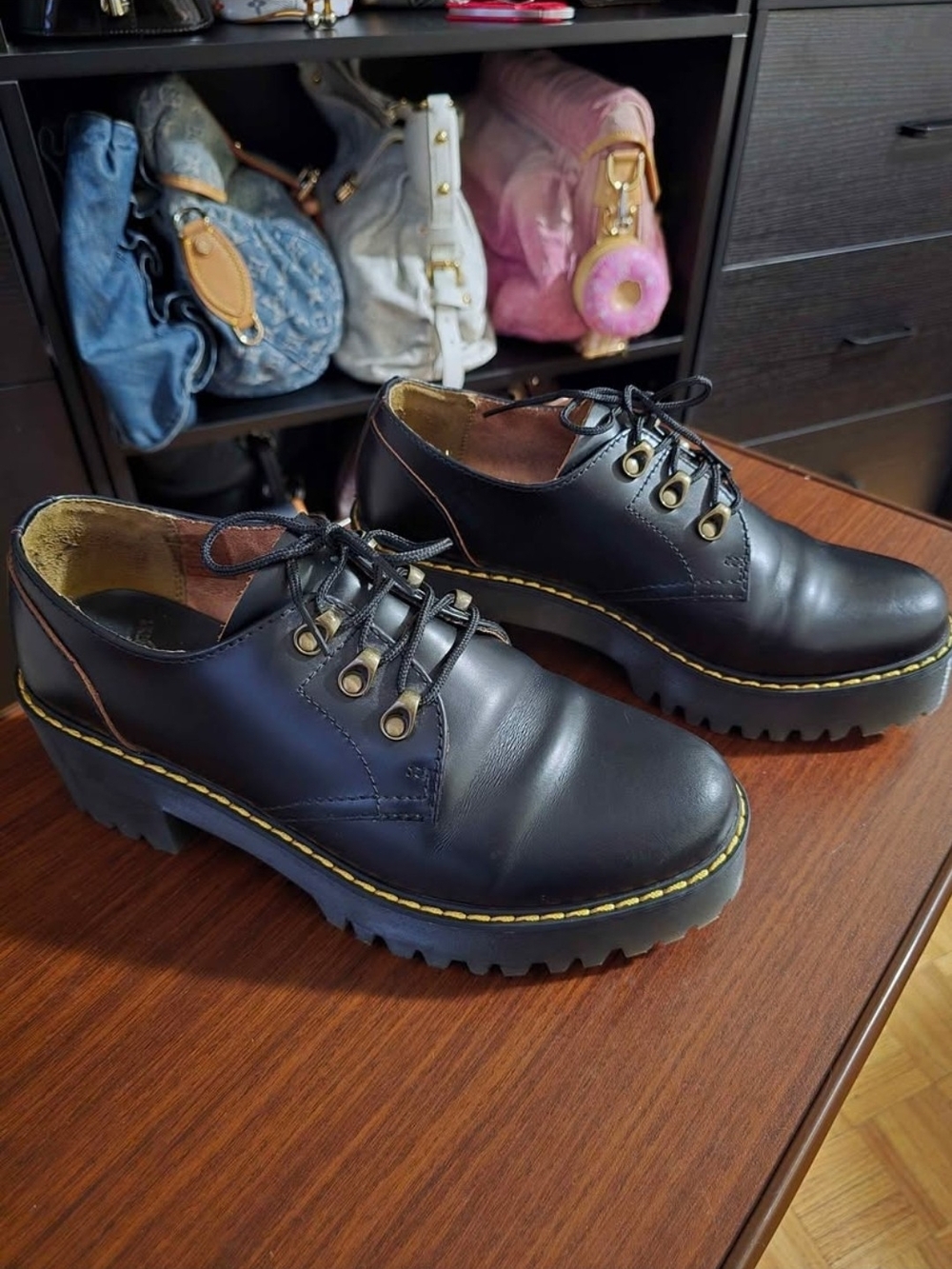 Dr Martens Chunky Platform Shoes / Boots Like New - Picture 4 of 4
